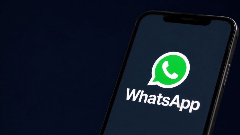 Sobirania digital: una nova era de privadesa Aplicación de WhatsApp en un smartphone durante el debate europeo sobre privacidad y soberanía digital.